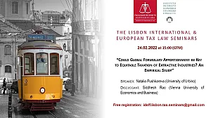 Seminário - Could Global Formulary Apportionment be Key to Equitable Taxation of Extractive Industries? An Empirical Study