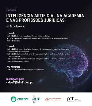 Seminary "Artificial Intelligence in Academia and the Legal Professions" | PhD Workshops