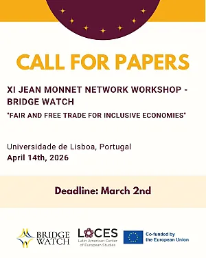 XI Workshop da Rede Jean Monnet - BRIDGE Watch em Lisboa, Portugal