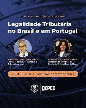 Webinar "Legalidade Tributária no Brasil e em Portugal"