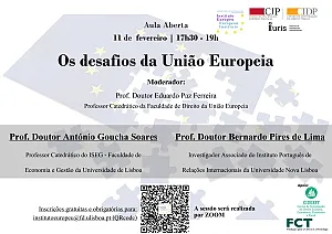 Aula aberta - "Os Desafios da União Europeia"