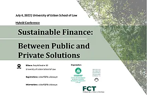 Finanças Sustentáveis: Entre o Público e o Privado
