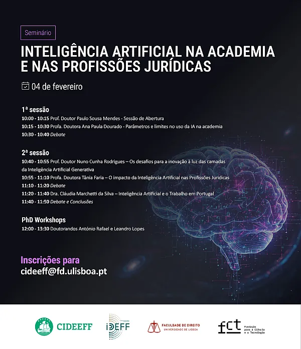 Seminary "Artificial Intelligence in Academia and the Legal Professions" | PhD Workshops