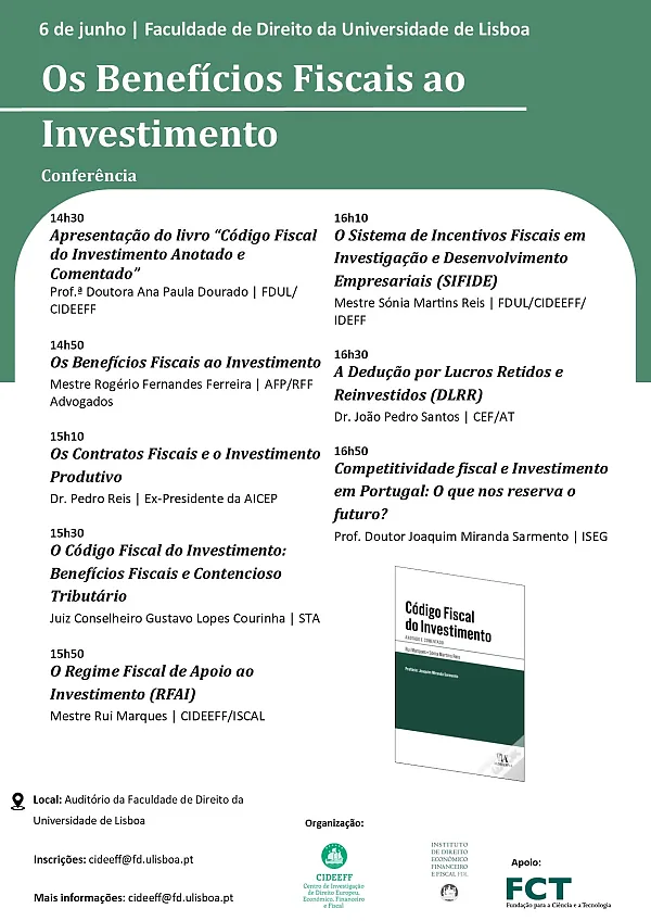 Os Benefícios Fiscais ao Investimento