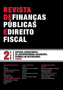 N.º 2 IX da Revista de Finanças Públicas e Direito Fiscal