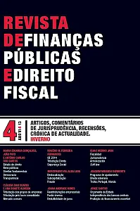 N.º 4 VI da Revista de Finanças Públicas e Direito Fiscal