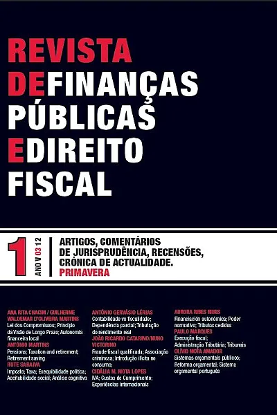 Issue No. 1 of Year V of the Journal of Public Finance and Tax Law