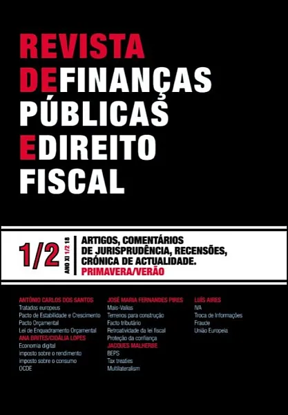 N.º1/2 XI da Revista de Finanças Públicas e Direito Fiscal