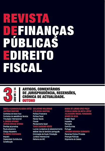 N.º 3 VII da Revista de Finanças Públicas e Direito Fiscal