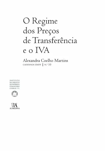 O Regime dos Preços de transferência e o IVA