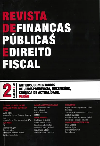Nº2 Year XIII Journal of Public Finance and Tax Law